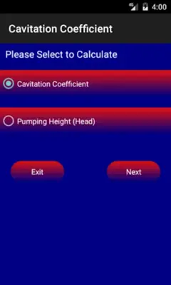 Cavitation Coefficient Lite android App screenshot 7